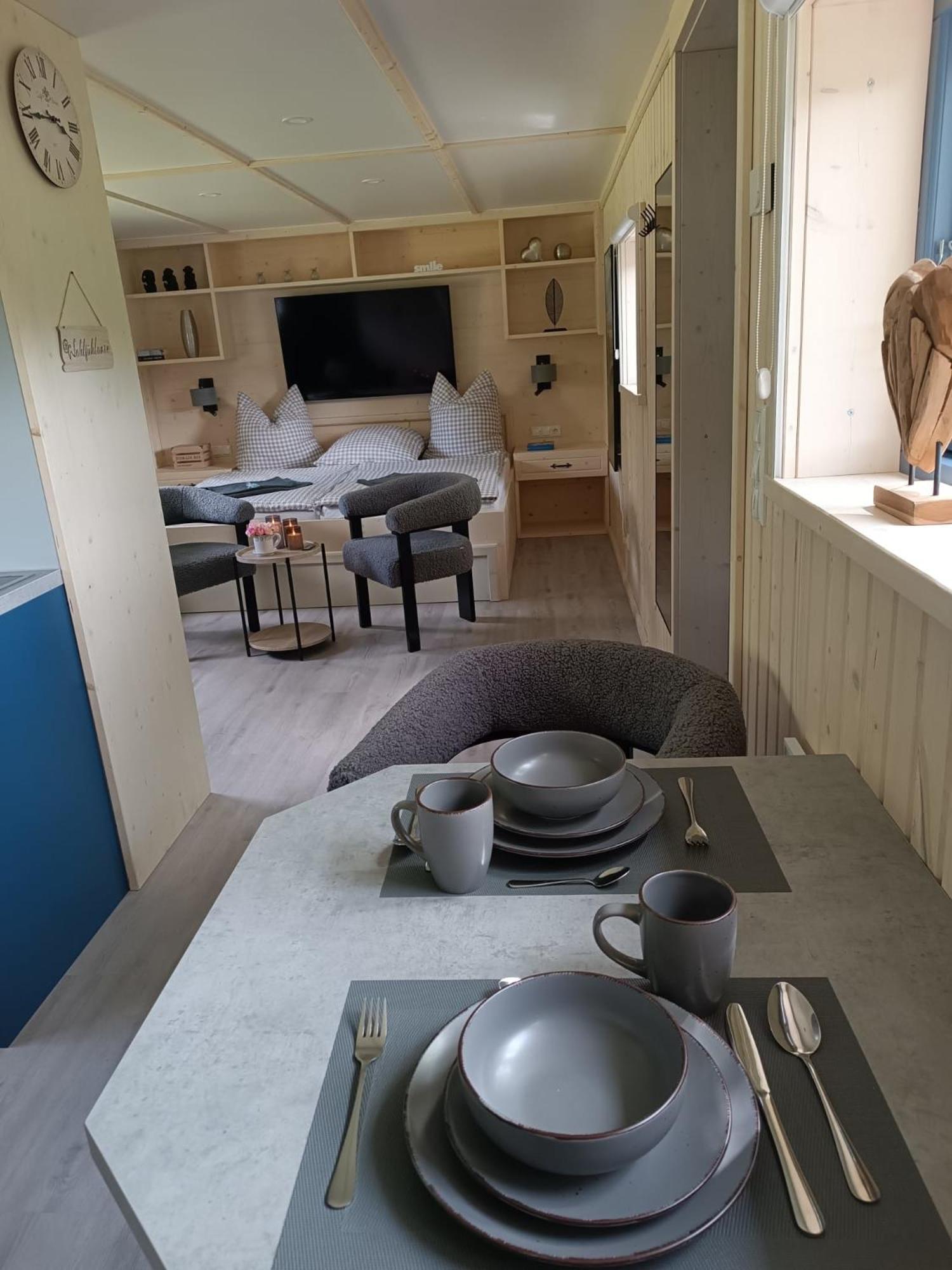 Tiny House & Alpaka-Erlebnis Im Ruhner Land - Naturidylle Pur Ziegendorf Bagian luar foto